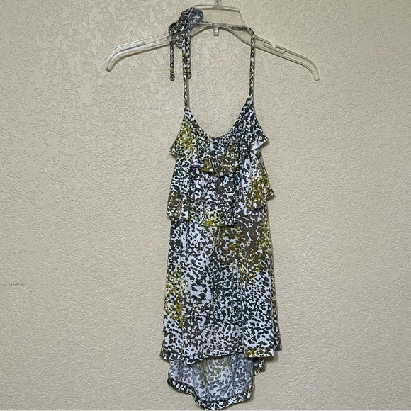 Women's Banana Republic Halter Tank Top Ruffles Size Medium - Picture 3 of 10